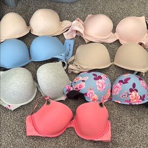 PINK Victoria's Secret Assorted Color Bra Collection